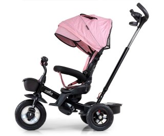 Rowerek trójkołowy 5w1 Milly Mally Movi black pink