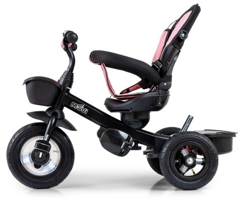 Rowerek trójkołowy 5w1 Milly Mally Movi black pink
