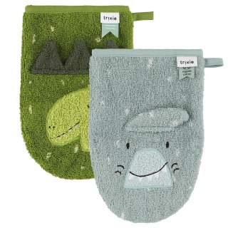 Myjka dla dzieci 2 szt. - Rekin i Dinozaur Trixie Baby