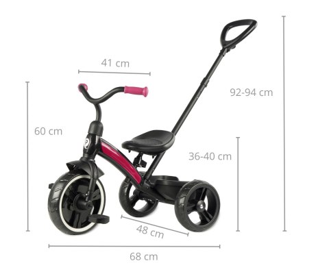 Qplay Rowerek trójkołowy Elite Plus rose