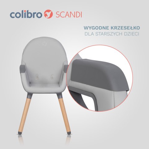 Colibro Krzesełko do karmienia Scandi DOVE