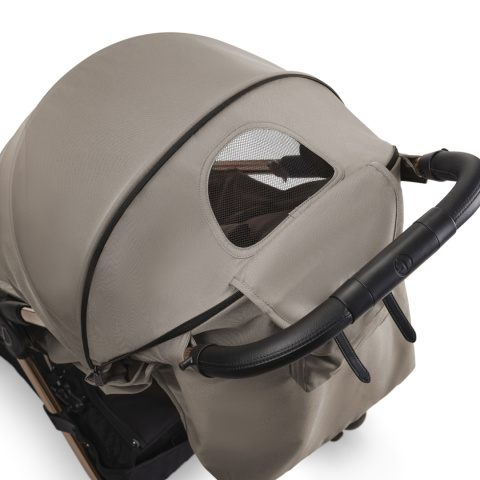 Elodie Details - wózek spacerowy MONDO - Tender Taupe + pałąk do wózka - ZESTAW