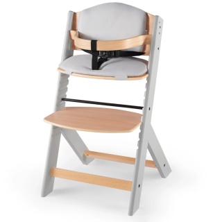 Kinderkraft Krzesełko do karmienia ENOCK Grey + poduszka