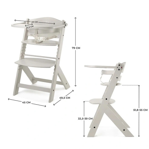 Kinderkraft Krzesełko do karmienia ENOCK Beige