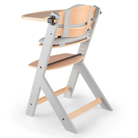 Kinderkraft Krzesełko do karmienia ENOCK Grey + poduszka