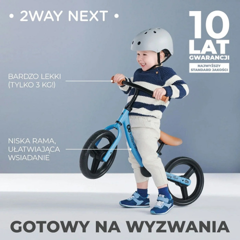 Kinderkraft Rowerek biegowy 2WAY NEXT light green