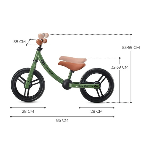 Kinderkraft Rowerek biegowy 2WAY NEXT light green