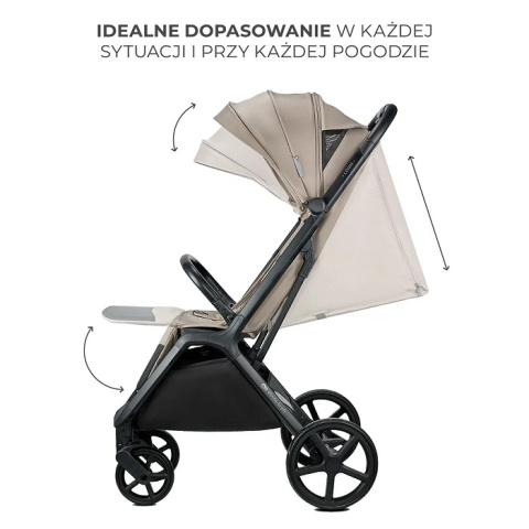 Kinderkraft Wózek spacerowy LOOM LINEN beżowy