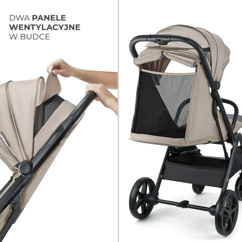 Kinderkraft Wózek spacerowy LOOM LINEN beżowy