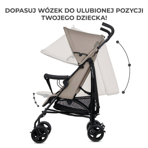 Kinderkraft Wózek spacerowy TIK STONE beżowy