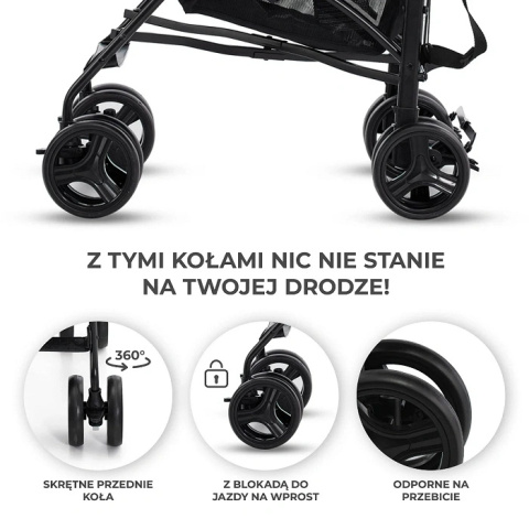 Kinderkraft Wózek spacerowy TIK STONE beżowy