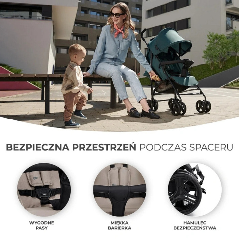 Kinderkraft Wózek spacerowy TIK STONE beżowy