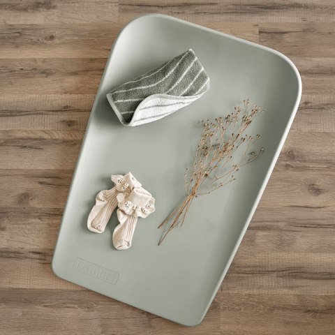 LEANDER - mata do przewijania MATTY™ Mini, sage green