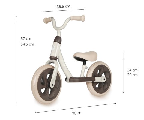 Qplay Rowerek biegowy Trainer beige