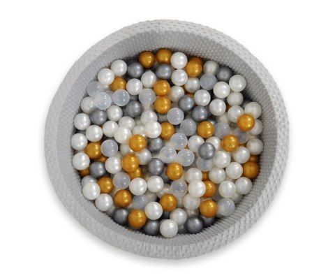 Plastikowe piłeczki do suchego basenu 50szt. - złote