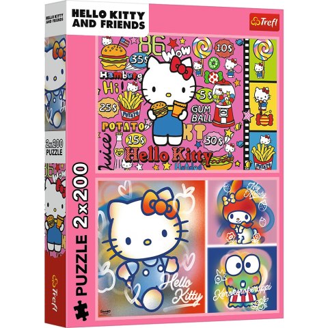 Trefl Puzzle 2x200 Hello Kitty i przyjaciele