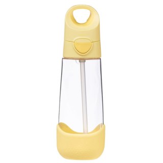B.Box Butelka na wodę tritanową ze słomką Bidon 600 ml Lemon Twist