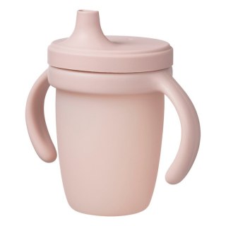 B.Box Silikonowy kubek z ustnikiem blush różowy