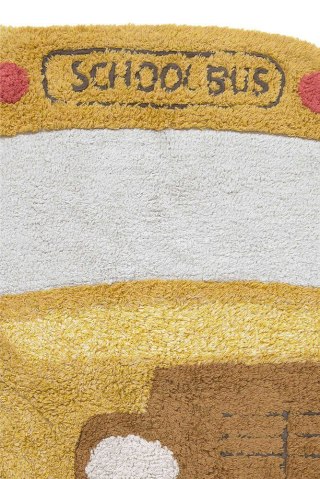 Dywan bawełniany Autobus Szkolny do prania w pralce, Lorena Canals
