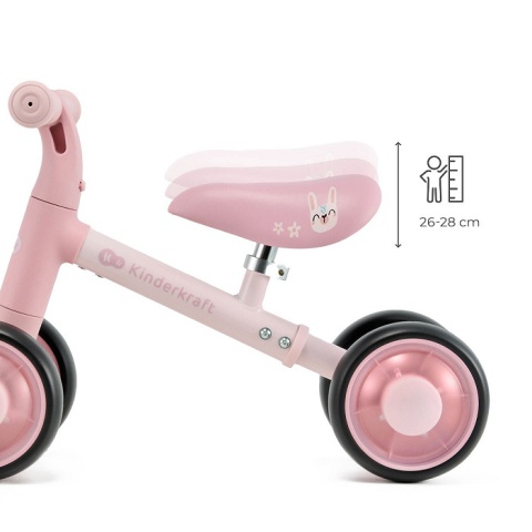 Kinderkraft Rowerek biegowy CUTIE FLASH różowy