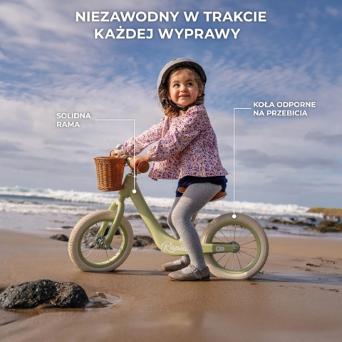 Kinderkraft Rowerek biegowy RAPID savannah green