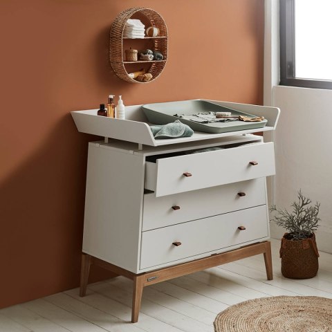 LEANDER - mata do przewijania MATTY™, Wood rose