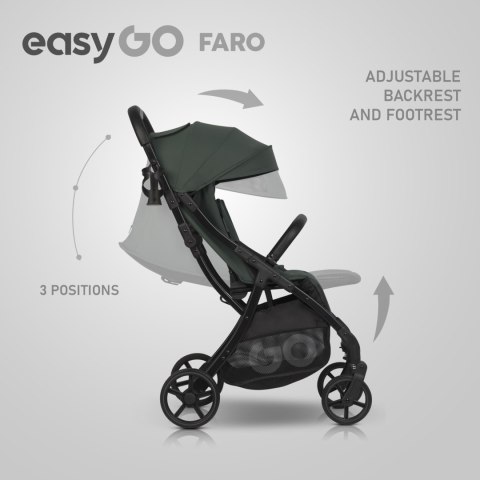 Wózek dziecięcy EasyGo Faro Sage Zielony