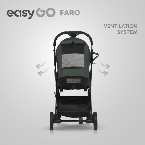 Wózek dziecięcy EasyGo Faro Sage Zielony
