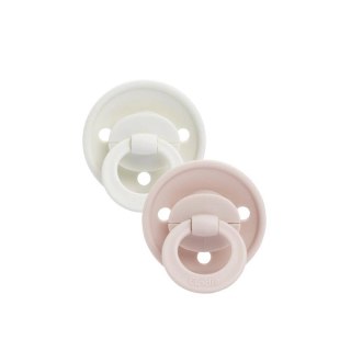 ELODIE DETAILS - smoczek silikonowy 0-6 m Binky Bunlde, powder pink - 2 sztuki