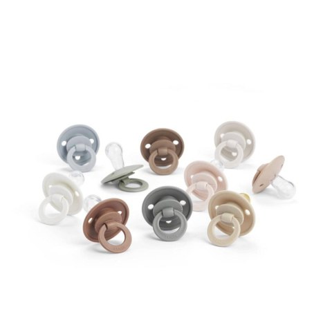 ELODIE DETAILS - smoczek silikonowy 0-6 m Binky Bunlde, powder pink - 2 sztuki