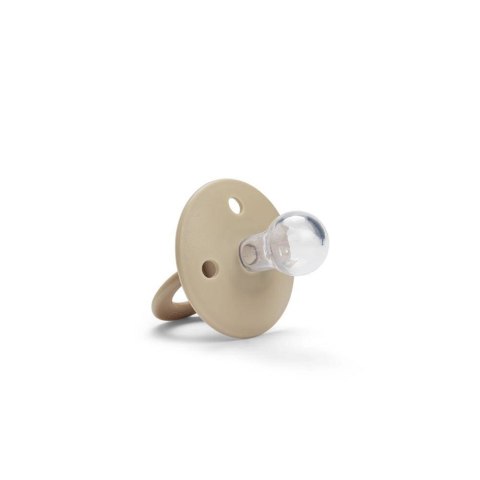 ELODIE DETAILS - smoczek silikonowy 0-6 m Binky Bundle, pure khaki - 2 sztuki