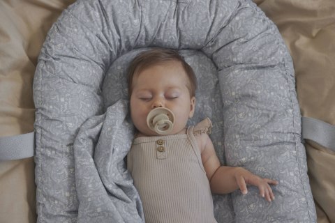 ELODIE DETAILS - smoczek silikonowy 0-6 m Binky Bundle, pure khaki - 2 sztuki