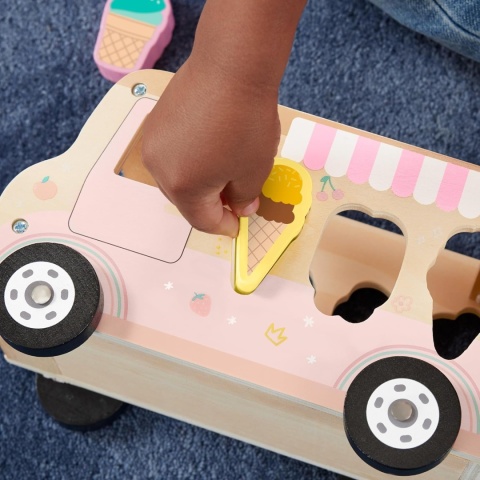Fisher-Price Ciężarówka z lodami Drewniany sorter kształtów HXT86