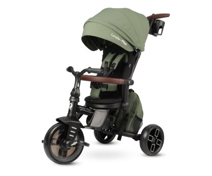 Qplay Rowerek Trójkołowy 7w1 Comfo Max Olive Green