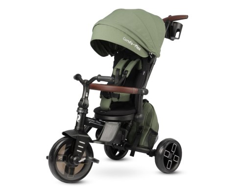 Qplay Rowerek Trójkołowy 7w1 Comfo Max Olive Green