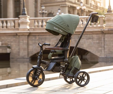 Qplay Rowerek Trójkołowy 7w1 Comfo Max Olive Green