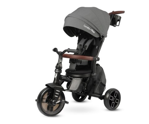 Qplay Rowerek trójkołowy 7w1 Comfo Max Grey