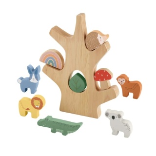Fisher-Price Drewniane drzewko Zestaw klocków HXT87