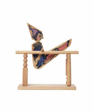 Wooden Story Drewniana Zabawka Akrobata Chłopiec