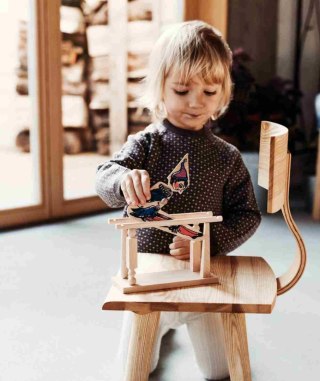 Wooden Story Drewniana Zabawka Akrobata Chłopiec