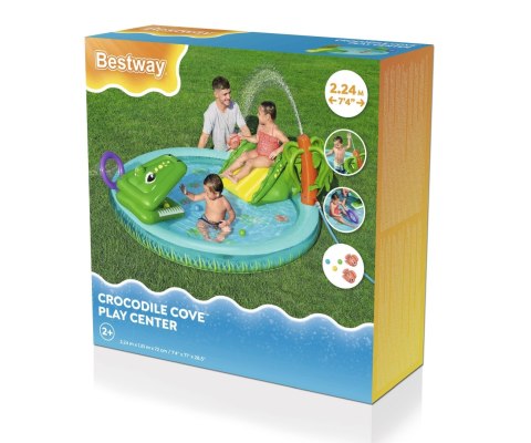 Bestway Zatoka krokodyli - wodny plac zabaw 2,24mx1,81mx72cm