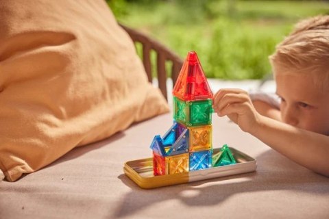 Cleverclixx - Klocki magnetyczne Mini Tiles Pack Intense 28 el.