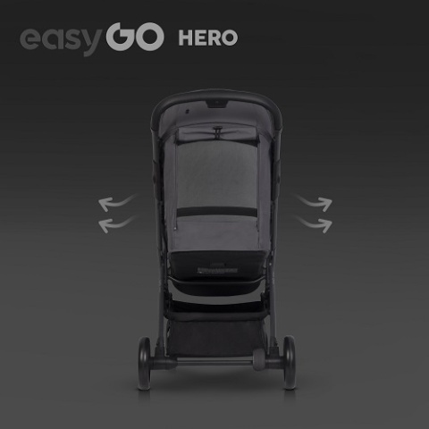 Wózek dziecięcy spacerowy EasyGo Hero Cloud Szary