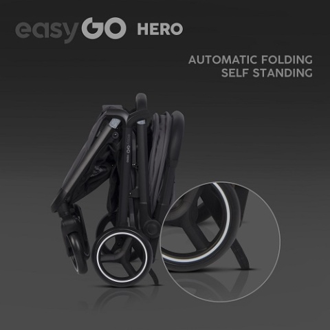Wózek dziecięcy spacerowy EasyGo Hero Cloud Szary