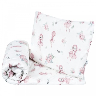Pościel 2 el. - Komplet poszewek bawełna 100x135 + 40x60 Wróżki