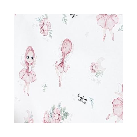 Pościel 2 el. - Komplet poszewek bawełna 100x135 + 40x60 Wróżki