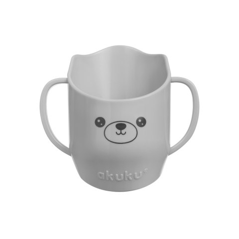 Akuku Kubek pochyły do nauki picia szary 150 ml A0695
