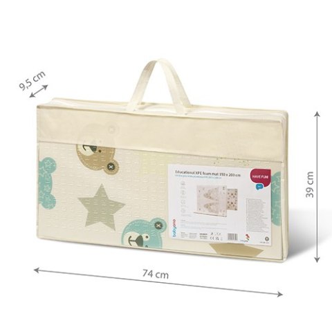 Babyono Edukacyjna mata piankowa XPE 150x200cm