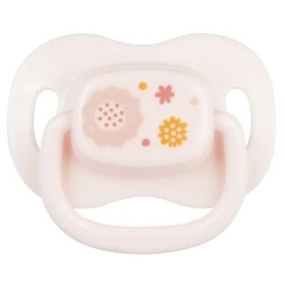 Canpol Smoczek uspokajający silikon symetryczny 0-6m Newborn Baby różowy 0-6m