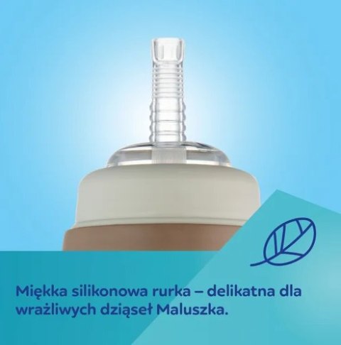 Canpol Bidon niekapek z rurką i odważnikiem 350ml 9m+ Pieski